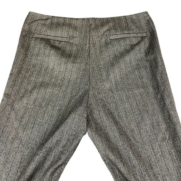 Elliott Lauren Trouser Pants Womens Size 4 Gray Pinstriped Bootcut Leg - Picture 14 of 16